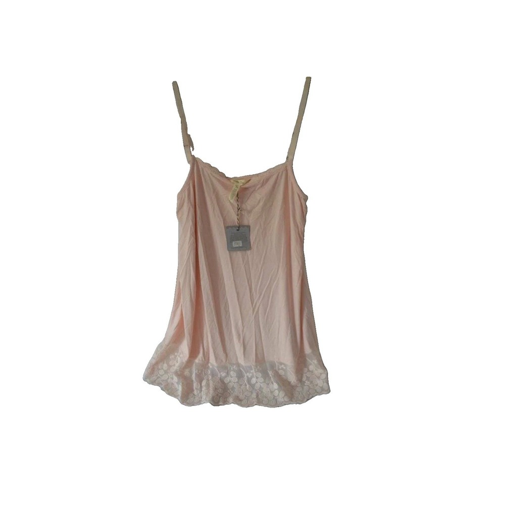 Matilda Jane Clothing Womens Medium Light Pink Lace First Blush Camisole Top